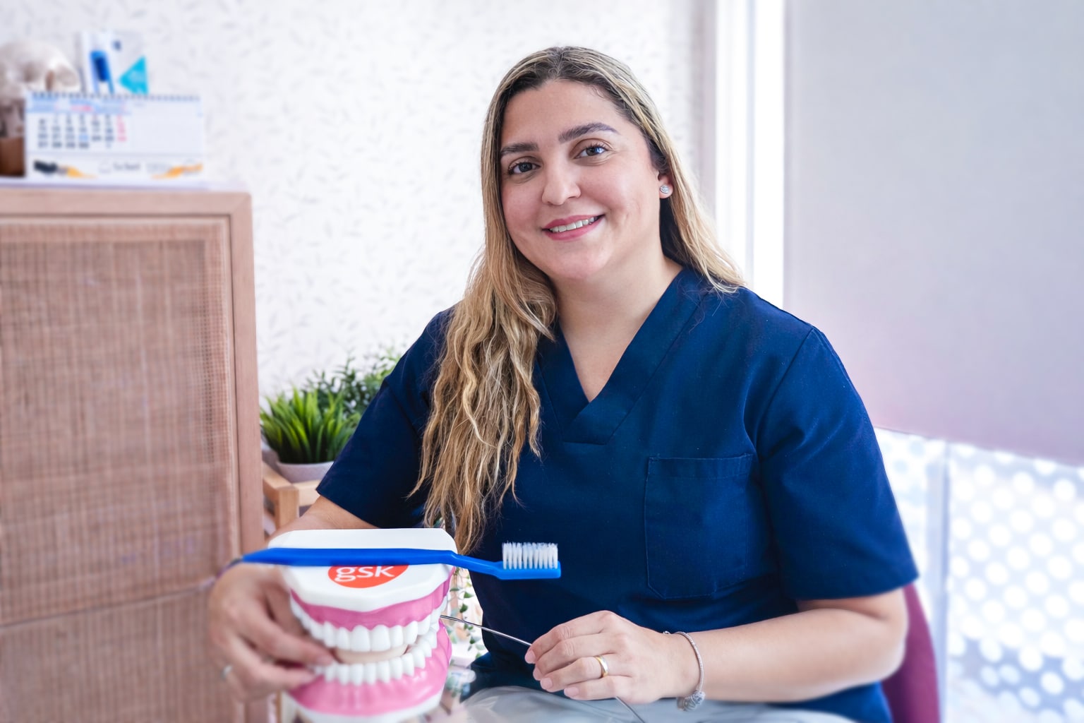 Karen Sosa, coordinadora de tratamientos e higienista